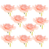 10x Silk Rose Flower Heads Artificial Flowers for Wedding Decor Jade