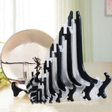 Maxbell Plastic Easels Plate Display Stands Picture Frame Stand Holder Set of 5 #2