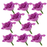 10Pcs Artificial Roses Heads Flower Bouquet Home Party Wedding Decor #9