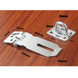 Maxbell Stainless Steel Security Gate Door Latch Cabinet Door Lock Hardware 1# 3inch