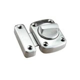 Maxbell Door Turn Bolt Lock Stainless Steel Toilet Privacy Latch Silver Size S