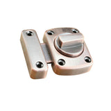 Maxbell Door Turn Bolt Lock Stainless Steel Toilet Privacy Latch Copper Size S