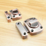 Maxbell Door Turn Bolt Lock Stainless Steel Toilet Privacy Latch Copper Size S