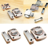 Maxbell Door Turn Bolt Lock Stainless Steel Toilet Privacy Latch Copper Size S