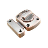 Maxbell Door Turn Bolt Lock Stainless Steel Toilet Privacy Latch Copper Size S
