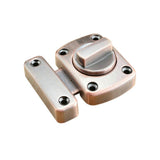 Maxbell Door Turn Bolt Lock Stainless Steel Toilet Privacy Latch Copper Size S