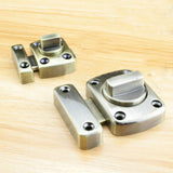 Maxbell Door Turn Bolt Lock Stainless Steel Toilet Privacy Latch Bronze Size S