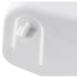 Maxbell Wall Mount Kitchen Roll Holder Cling Film Storage Rack Foil Cutter White