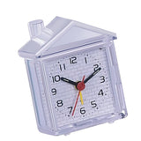 Mini Travel Clock Gradient Sound Desk Alarm Clock Snooze Nightlight 2# White