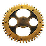 Max Retro Wooden Steampunk Gear Home Bar Cafe Wall Hanging Decor Gold #4 36cm