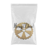 Max Retro Wooden Steampunk Gear Home Bar Cafe Wall Hanging Decor Gold #5 30cm