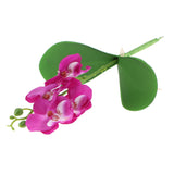 Artificial Phaleanopsis Arrangement Decorative Orchid Flower Bonsai Purple