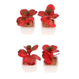 Max Artificial Succulent Plant Potted Cactus Lotus Aloe Miniature Plant 4Pcs #6