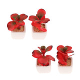 Max Artificial Succulent Plant Potted Cactus Lotus Aloe Miniature Plant 4Pcs #6