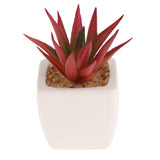 Max Artificial Succulent Plant Potted Cactus Lotus Aloe Miniature Plant 4Pcs #11