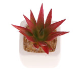 Max Artificial Succulent Plant Potted Cactus Lotus Aloe Miniature Plant 4Pcs #11