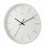 Max Maxb Minimalist Modern Style 12 Inch Silent Non Ticking Quartz Wall Clock White