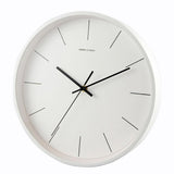 Max Maxb Minimalist Modern Style 12 Inch Silent Non Ticking Quartz Wall Clock White