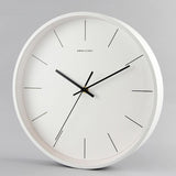 Max Maxb Minimalist Modern Style 12 Inch Silent Non Ticking Quartz Wall Clock White