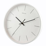 Max Maxb Minimalist Modern Style 12 Inch Silent Non Ticking Quartz Wall Clock White