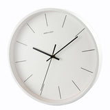 Max Maxb Minimalist Modern Style 12 Inch Silent Non Ticking Quartz Wall Clock White