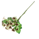 Artificial Plastic Plant Flower Fruit Berries Branch Floral Bouquet White