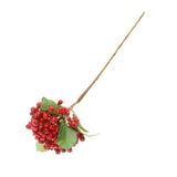 Maxbell Artificial Berry Blueberry Flowers Bouquet for Wedding Decor Mothers Day Red