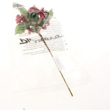 Maxbell Artificial Berry Blueberry Flowers Bouquet for Wedding Decor Mothers Day Red
