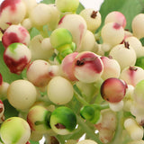 Maxbell Artificial Berry Blueberry Flowers Bouquet for Wedding Decor Mothers Day Pink