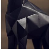 Max Maxb Creative Nordic Giraffe Figurine Standing Sculpture Home Desk Decor Black