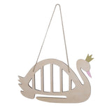 Max Maxb Wooden Decoration Ornament Wall Hangings for Kids Nursery Room Decor Swan