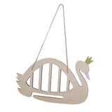 Max Maxb Wooden Decoration Ornament Wall Hangings for Kids Nursery Room Decor Swan