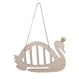 Max Maxb Wooden Decoration Ornament Wall Hangings for Kids Nursery Room Decor Swan