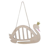Max Maxb Wooden Decoration Ornament Wall Hangings for Kids Nursery Room Decor Swan