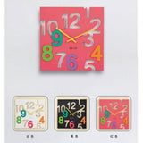 Max Maxb Acrylic Colorful Wall Clock 3D Hollow Numbers Mute Clock Home Decor Red