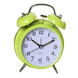 Maxbell Twin Bell Alarm Clock Dial, Luminous, Battery Operated Loud Alarm Clock Green