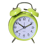 Maxbell Twin Bell Alarm Clock Dial, Luminous, Battery Operated Loud Alarm Clock Green