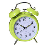 Maxbell Twin Bell Alarm Clock Dial, Luminous, Battery Operated Loud Alarm Clock Green
