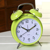 Maxbell Twin Bell Alarm Clock Dial, Luminous, Battery Operated Loud Alarm Clock Green