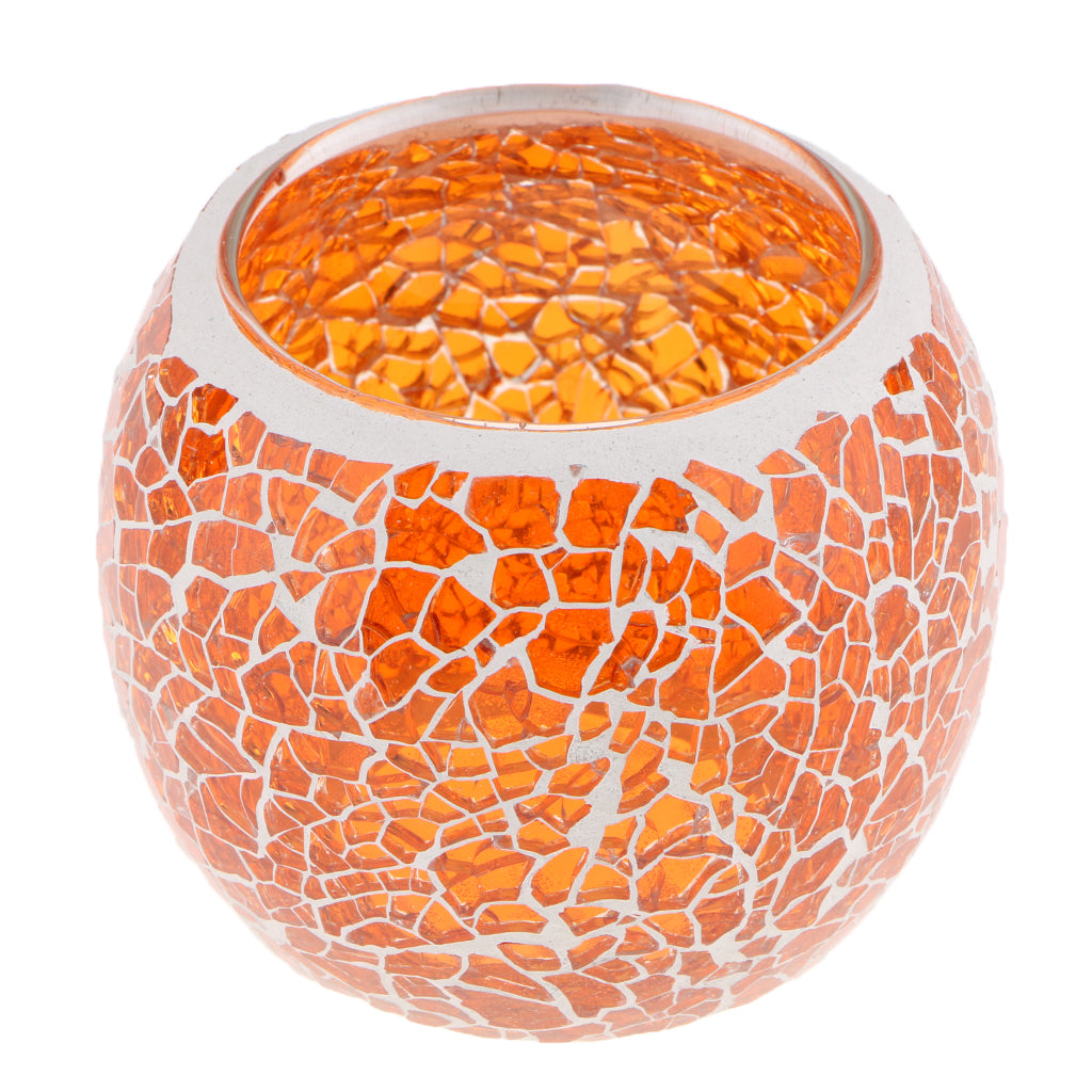 Moroccan Mosaic Glass Votive Candle Tea Light Holder Candelabra Candlestick #9