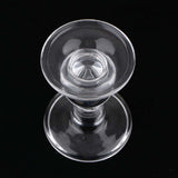 Glass Clear Taper Votive Candle Tealight Holder Candelabra Candlestick 5inch