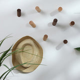 Max Solid Wood Wall Hooks Clothes Coat Hanger Towel Hooks 10cm C