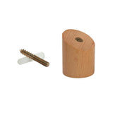 Max Solid Natural Wooden Wall Hook Peg Hallway Coat Hanger Modern Beech Wood