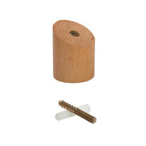 Max Solid Natural Wooden Wall Hook Peg Hallway Coat Hanger Modern Beech Wood