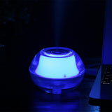 Max Crystal LED Car Humidifier Cool Mist Maker Air Purifier Aroma Diffuser Blue