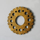 Max Retro Wooden Steampunk Gear Home Bar Cafe Wall Hanging Decor Gold #4 24cm