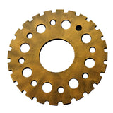 Max Retro Wooden Steampunk Gear Home Bar Cafe Wall Hanging Decor Gold #4 24cm