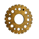 Max Retro Wooden Steampunk Gear Home Bar Cafe Wall Hanging Decor Gold #4 24cm
