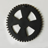 Max Retro Wooden Steampunk Gear Home Bar Wall Hanging Decor Gold #5 24cm