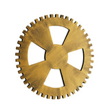 Max Retro Wooden Steampunk Gear Home Bar Wall Hanging Decor Gold #5 24cm